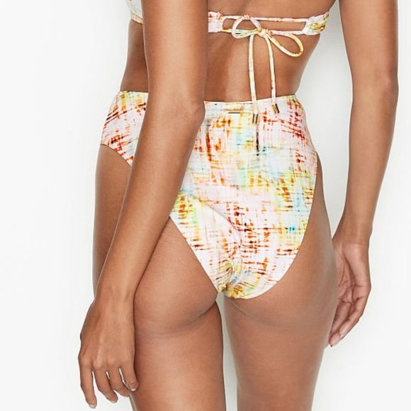 VICTORIA'S SECRET Laurito High-waist Cheeky Swim Bottom Size Medium - Picture 2 of 10